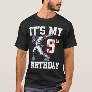 It's My 9th Birthday Bysebyll 9 Years Old Birthday T-Shirt