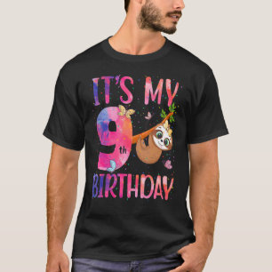 It's My 9th Birthday Ninth Anniversary 9 Year Old T-Shirt