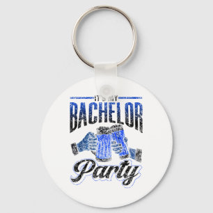 Its My Bachelor Party Bride Groom Team _1  Key Ring