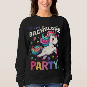 It's My Bachelor Party Groom Funny Unicorn Tee Sta