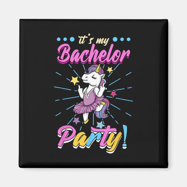 Its My Bachelor Party Groom  Magnet (Front)