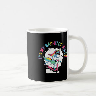 It's My Bachelor Party Unicorn Groom Marriage Wedd Coffee Mug