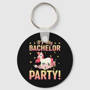 It's My Bachelor Party Wedding Groomsmen Funny Bri Key Ring