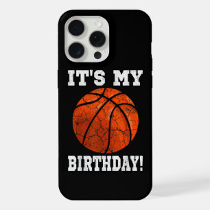 It's My Birthday Basketball Lover Gift Vintage Ret iPhone 15 Pro Max Case