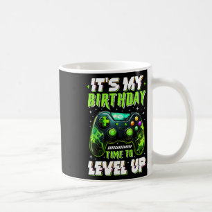 It's My Birthday Boy Time To Level Up Video Game B Coffee Mug