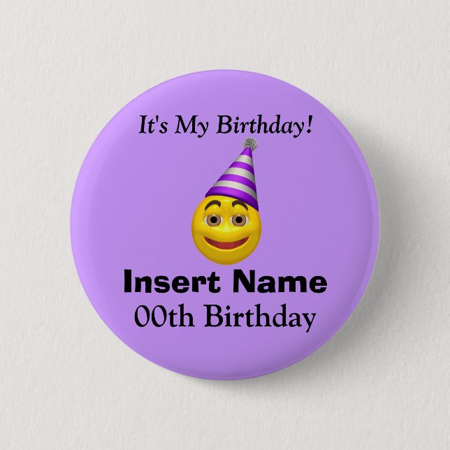 It's My Birthday Button (Front)