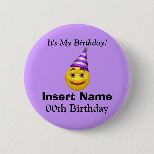 It's My Birthday Button