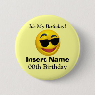 It's My Birthday Button