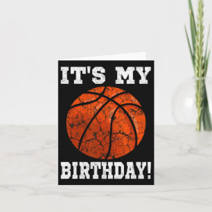 It's My Birthday Bysketbyll Lover Gift Vintage Ret Card
