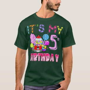 Its My Birthday Candy Candyland Birthday Girl Birt T-Shirt