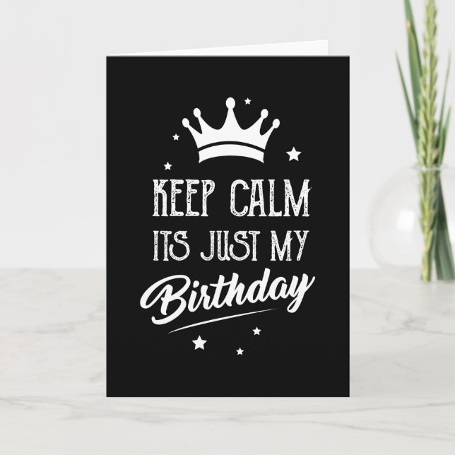 It's my birthday card (Front)