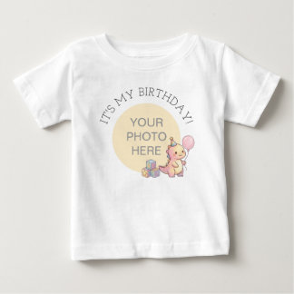 Its My Birthday Custom Photo Baby T-Shirt