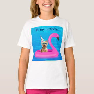 It's My Birthday Dog Floatie T-Shirt