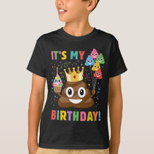 It's My Birthday Funny Birthday Poop T-Shirt
