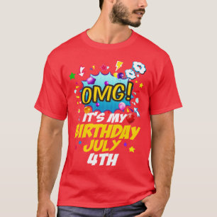 Its My Birthday July Fourth T-Shirt