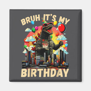 It's My Birthday Kaiju Birthday Party Japan Monste Magnet
