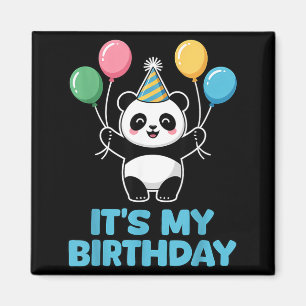 Its My Birthday Kawaii Panda Magnet