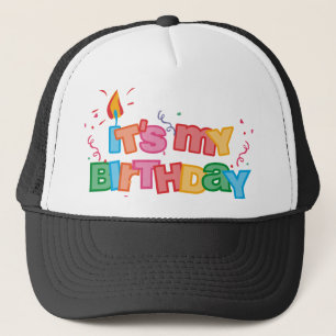 It's My Birthday Letters Hat