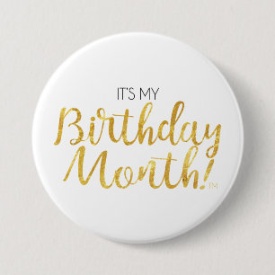 It's My Birthday Month Button