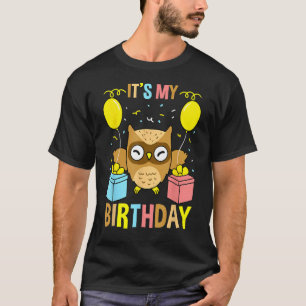 Its My Birthday Owl T-Shirt