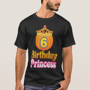 It's My Birthday Princess 6 Year Old Halloween 6th T-Shirt