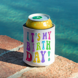 It's My Birthday Retro Groovy For Girls  Can Cooler