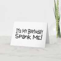Its My Birthday Spank Me