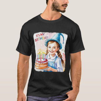 It's My Birthday Sticker T-Shirt