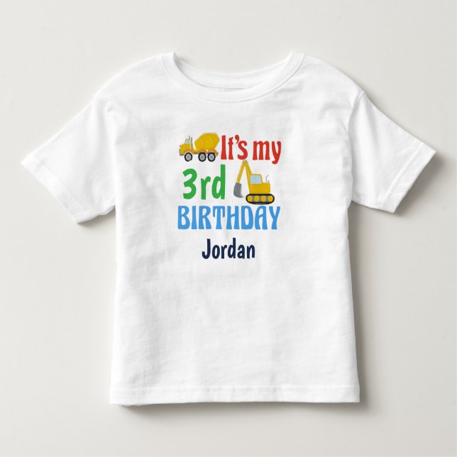 It's My Birthday Tractor T-Shirt (Front)
