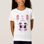 It's my Birthday Twin Girls shirt<br><div class="desc">Birthday shirt for twin girlsto wear on their special day! Twin girls with balloons and confetti.</div>