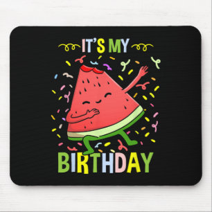 Its My Birthday Watermelon Mouse Pad