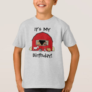 It's My Birthday Youth Barn and Animals T-Shirt