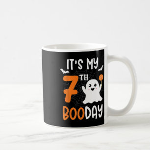 Its My Boo Day Cute Halloween 7th Birthday Ghost B Coffee Mug