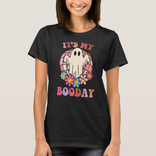 Its My Boo Day Cute Halloween Birthday Ghost Funny T-Shirt