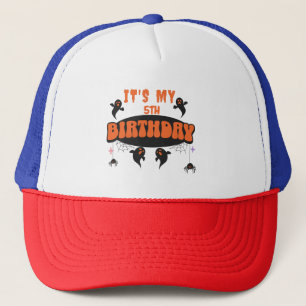 IT'S MY BOO-DAY HALLOWEEN TRUCKER HAT