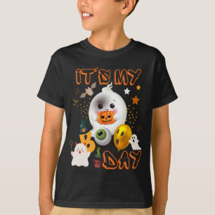 It's My Boo Day Kids Cute Halloween Birthday Ghost T-Shirt