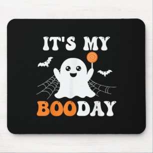 It's My Booday Ghost Birthday  Mouse Pad