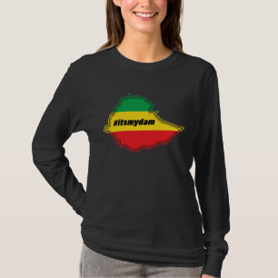 Its my dam on the Ethiopian map and flag T-Shirt