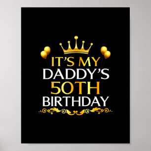 Its My Daughters 10th Birthday Happy Birthday 10 Y Poster