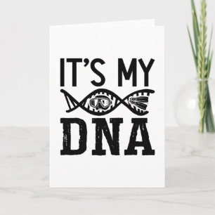 It's My DNA Spearfishing Dive Freediver Freediving Card