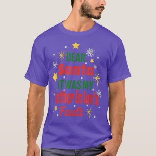 Its My Father In Law's Fault Xmas Family Pyjamas M T-Shirt