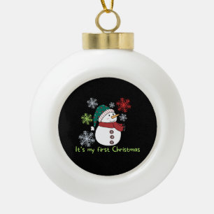 It's my first Christmas Ceramic Ball Christmas Ornament