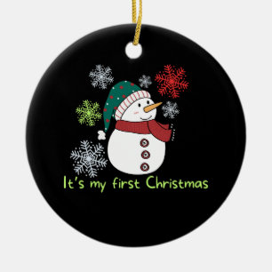 It's my first Christmas Ceramic Ornament