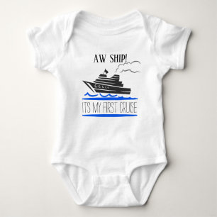 It's my First Cruise Baby Infant  Baby Bodysuit