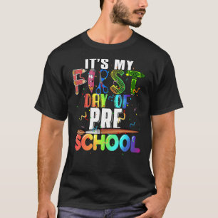 It's My First Day of Preschool Back to School Kit  T-Shirt