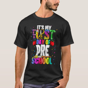 It's My First Day Of Preschool Back To School Kit  T-Shirt