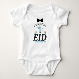 It's My First Eid - say mashallah Baby Bodysuit