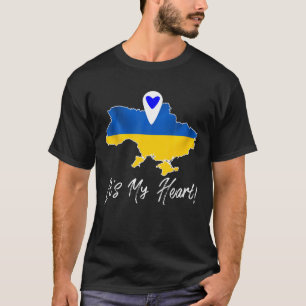 It's My Heart Ukrainian I Stand With Ukraine Free T-Shirt
