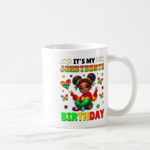 It's My Juneteenth Birthday June 19th For Girls Ki Coffee Mug