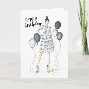 It's My Party Happy Birthday Fashion Card